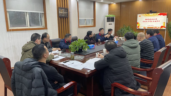公司召开2021年度党建项目总结评审会 公司召开2021年度党建项目总结评审会